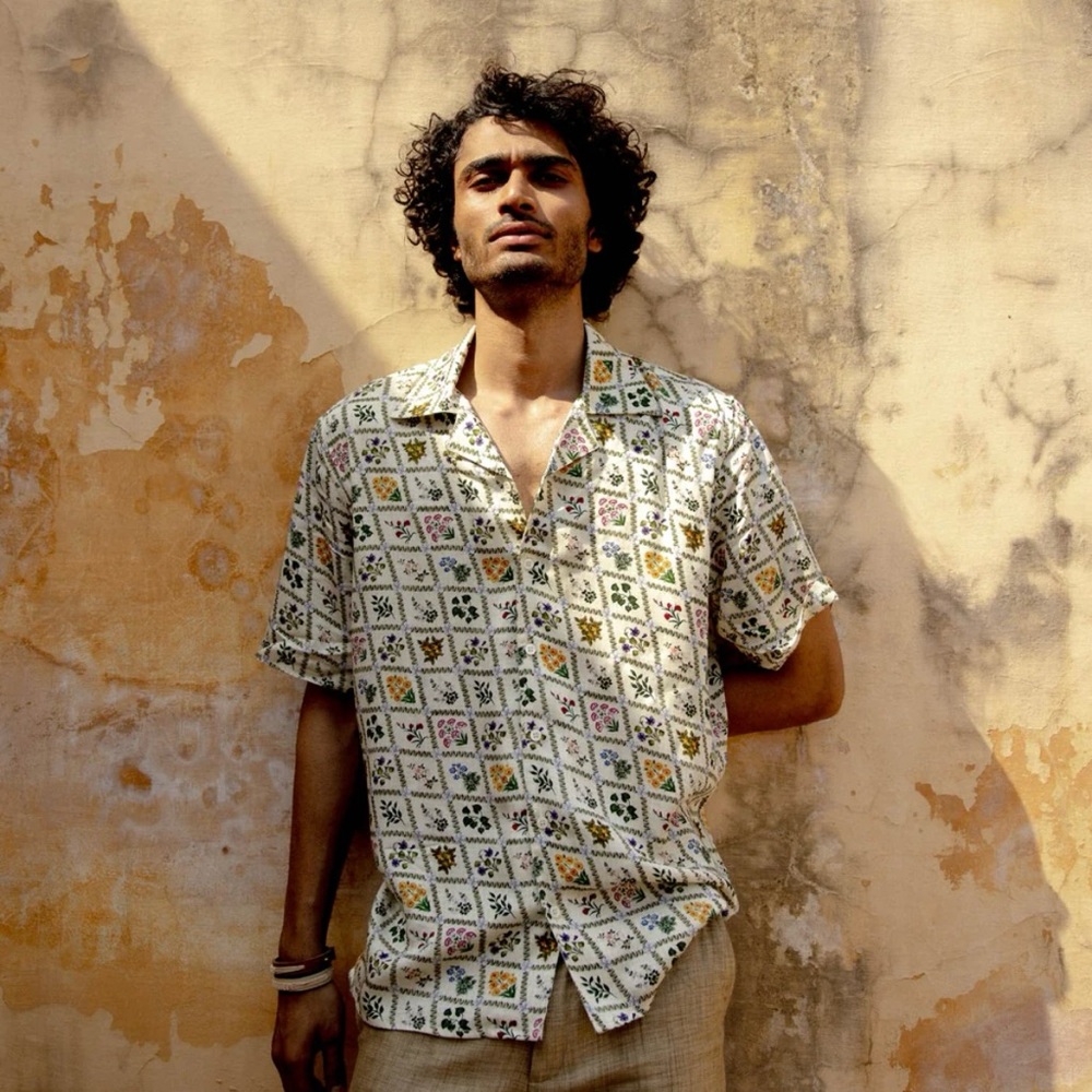 Perte D’Ego “Santorini" half sleeves shirt